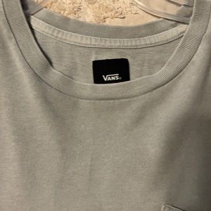 Gray Vans pocket tee